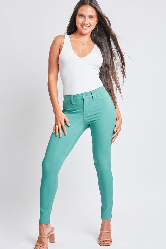 Jeanswear Full Size Hyperstretch Mid-Rise Skinny Pants