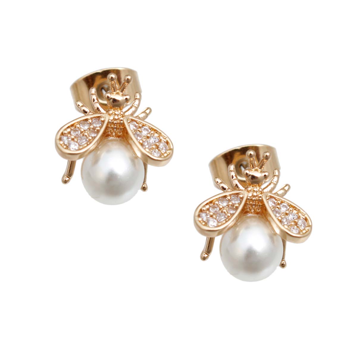 cute bee earrings,real glod earrings,woman earrings near me