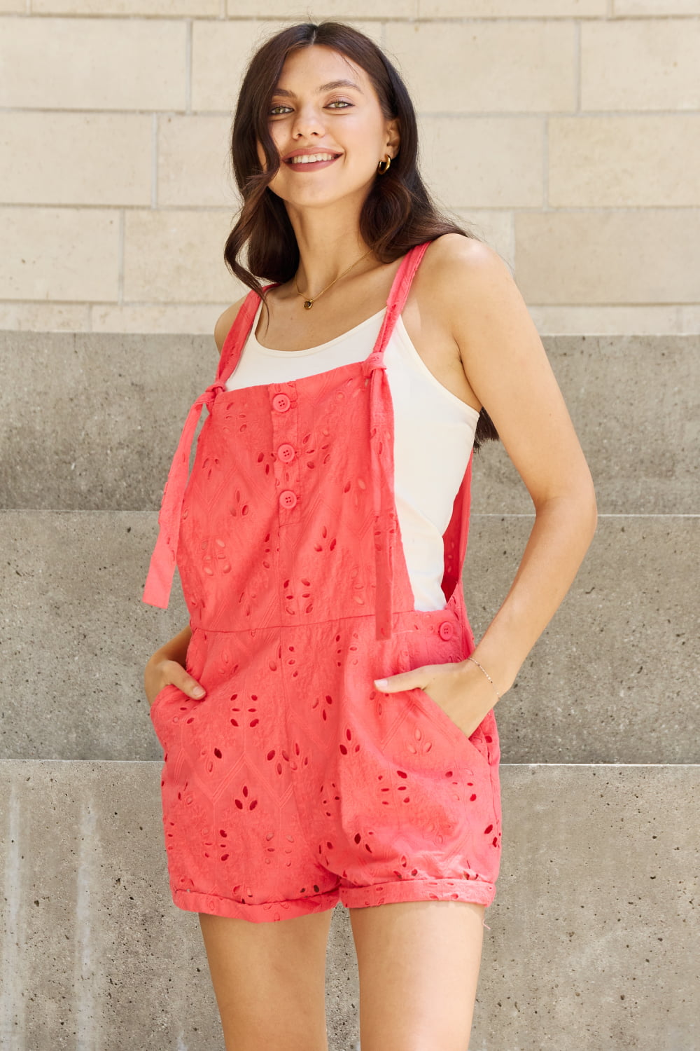 Full Size Crochet Romper