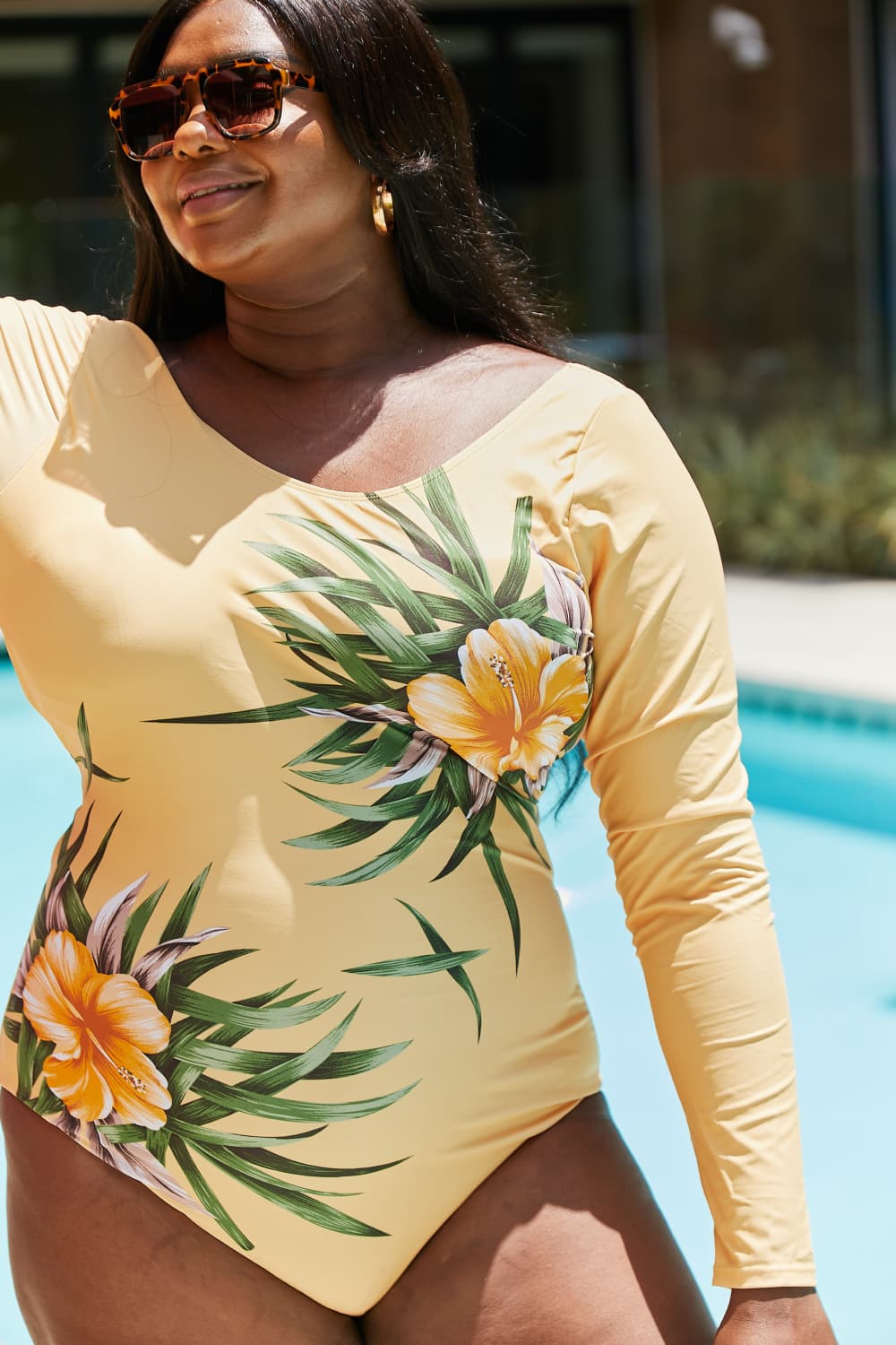 Longsleeve One-Piece Swimsuit