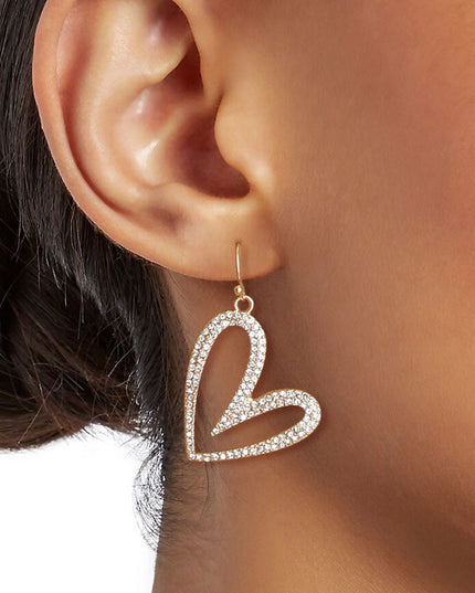 Heart earrings,woman earrings,woman earrings near me 