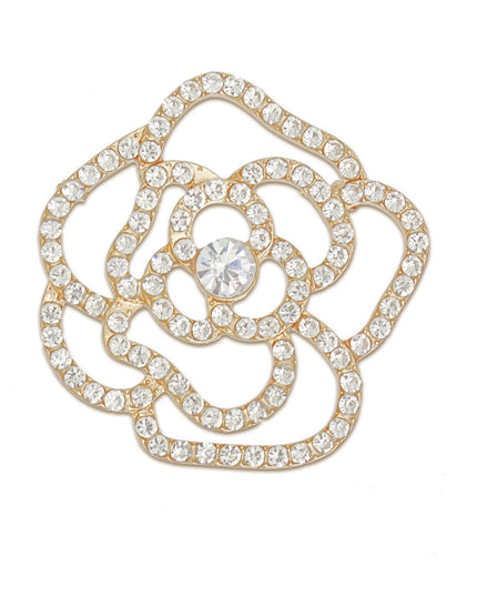 Camellia Flower Couture Brooch: Where Elegance Blossoms