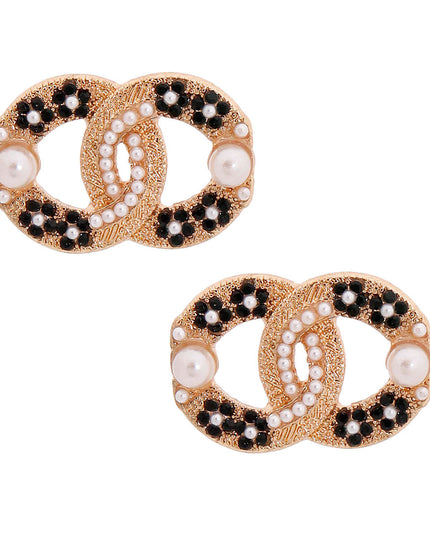flower studs,youngs woman earrings,gold metal