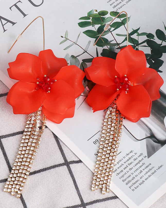flower earrings in usa,cute earrings,Hoop Earrings