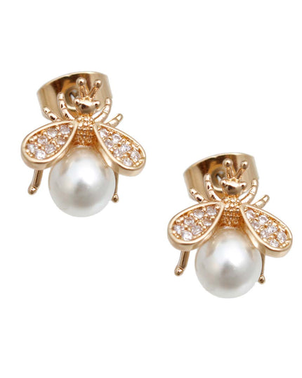 cute bee earrings,real glod earrings,woman earrings near me 