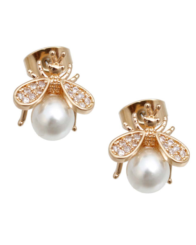 cute bee earrings,real glod earrings,woman earrings near me 