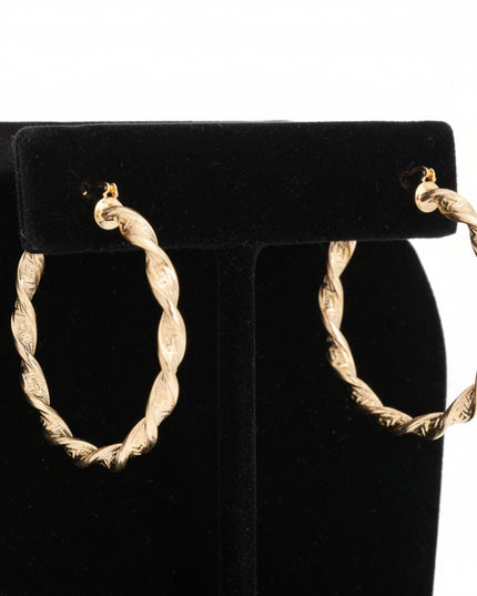 Gold Hoop Earrings