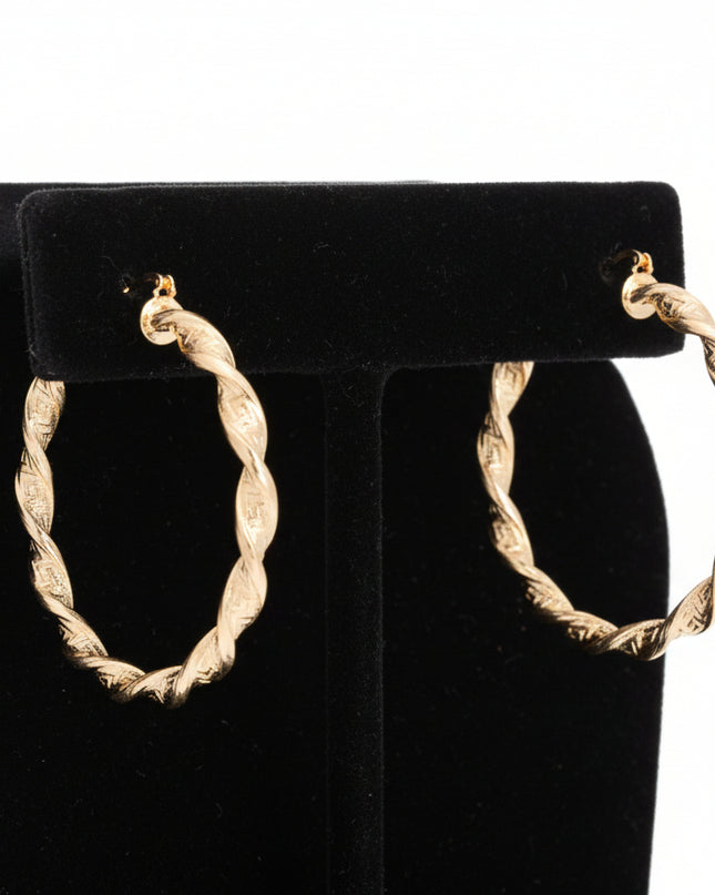 Gold Hoop Earrings