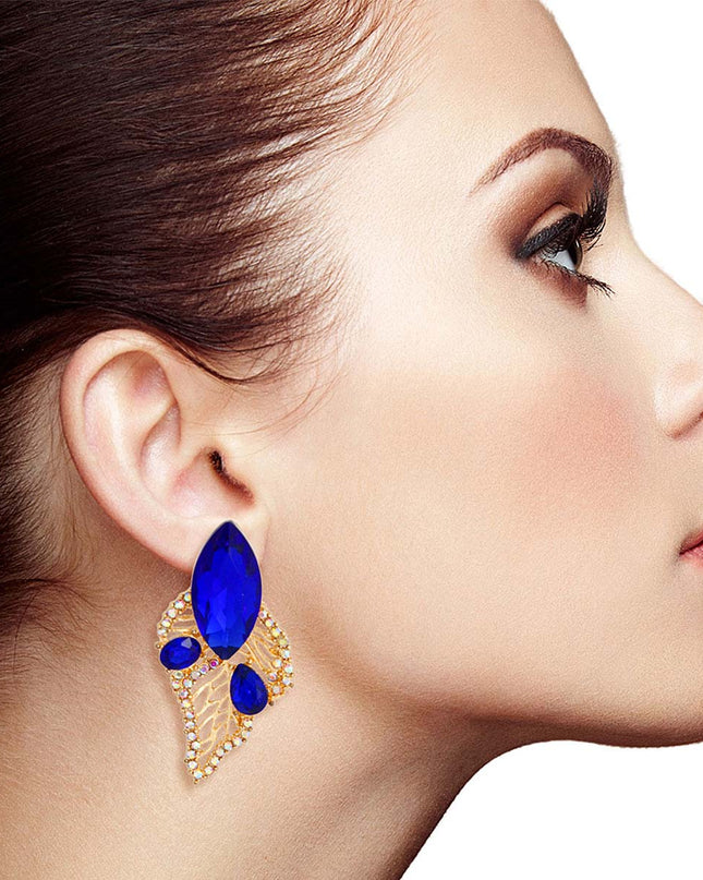 Royal blue earrings,jewelry for women earrings,fashion for her