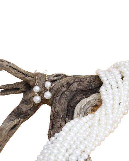 Pearl Necklace Adjustable Knot Set for Women