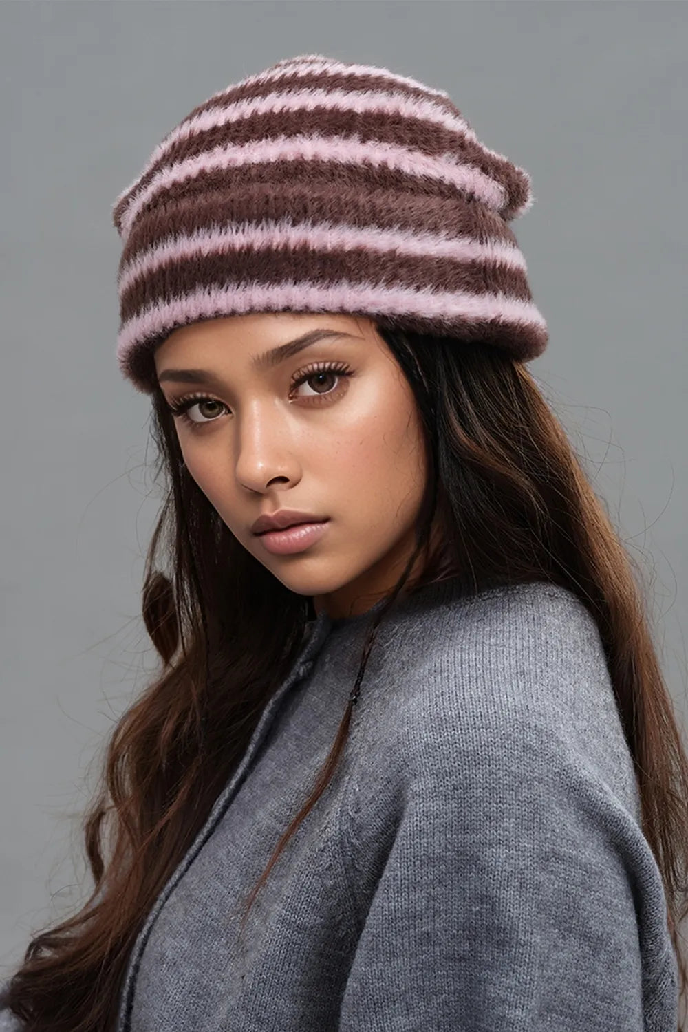 Striped Thermal Hat