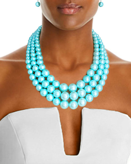 Turquoise Pearl 3 Layer Set