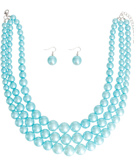 Turquoise Pearl 3 Layer Set