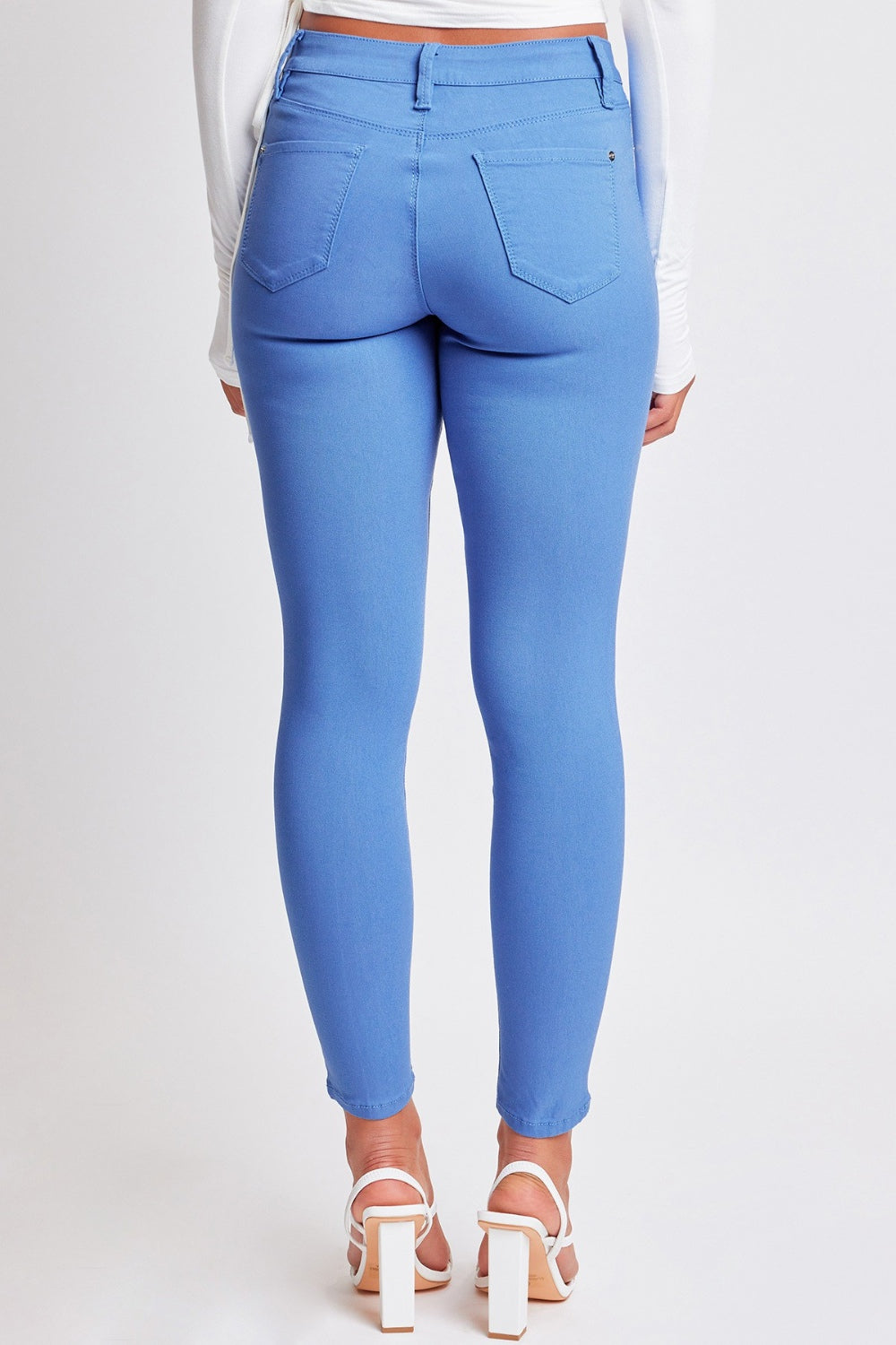 Jeanswear Full Size Hyperstretch Mid-Rise Skinny Pants