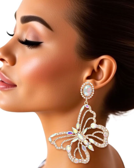 Dangle XL Aurbo Glam Butterfly Post Earrings