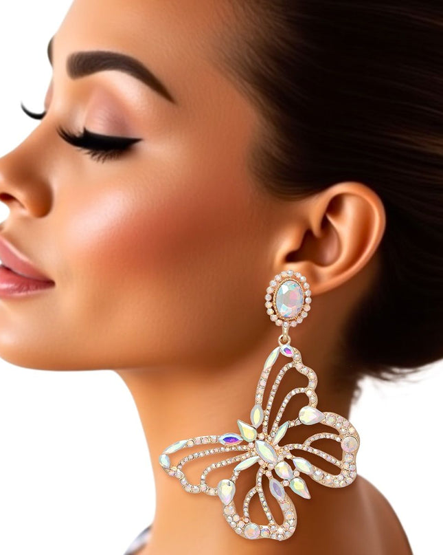 Dangle XL Aurbo Glam Butterfly Post Earrings