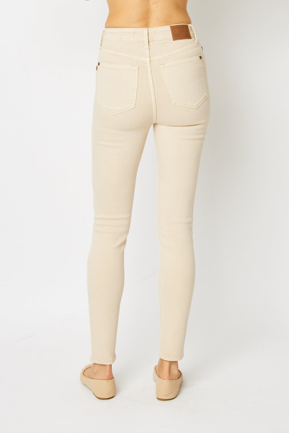 Dyed Tummy Control Skinny Jeans
