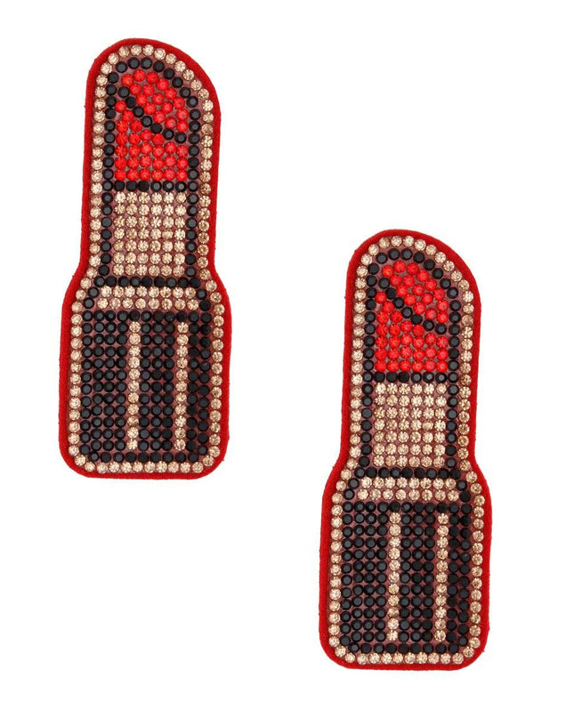 Red Lipstick Earrings