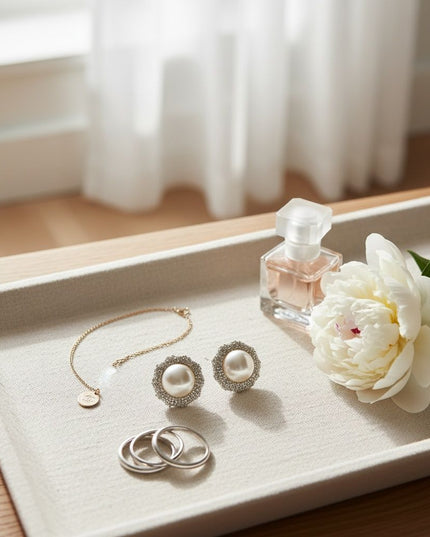 Stud Oversized Domed Cream Pearl Earrings