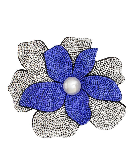ZPB Handcrafted Brilliance Flower Brooch Clip
