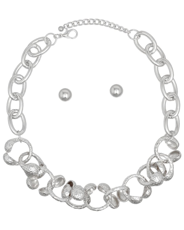 Chain Heavy-Duty Silver Headphone Link Necklace