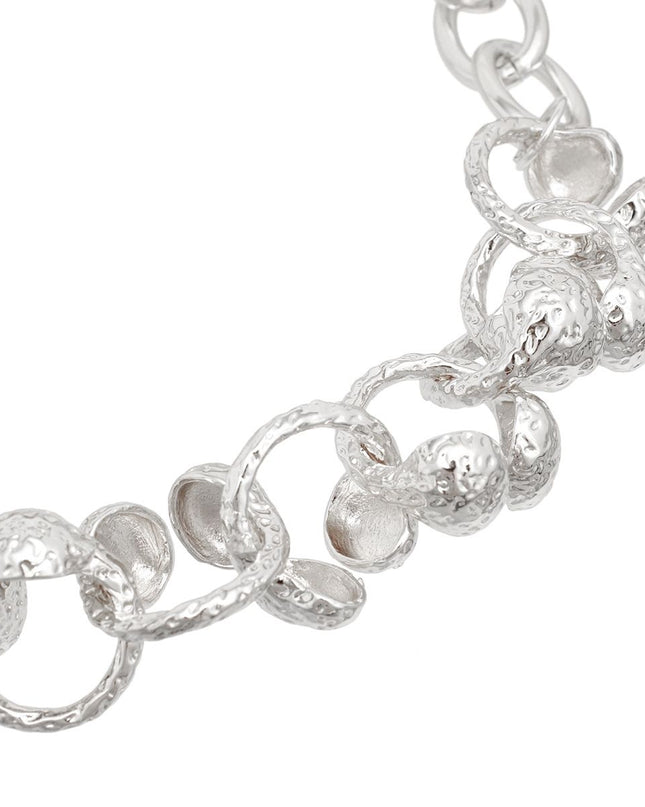 Chain Heavy-Duty Silver Headphone Link Necklace