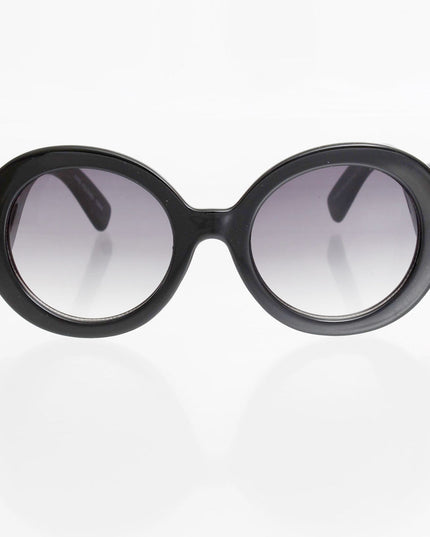 Sunglasses Round Black Gradient Swirl for Women