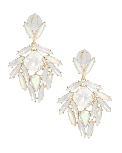 Drop Show Stopping Aurbo Marquise Crystal Earrings