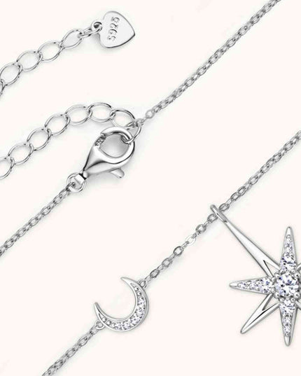 Moissanite 925 Sterling Silver Necklace
