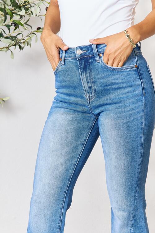 Slit Flare Jeans