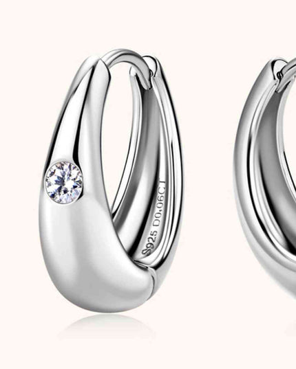 Moissanite 925 Sterling Silver Earrings