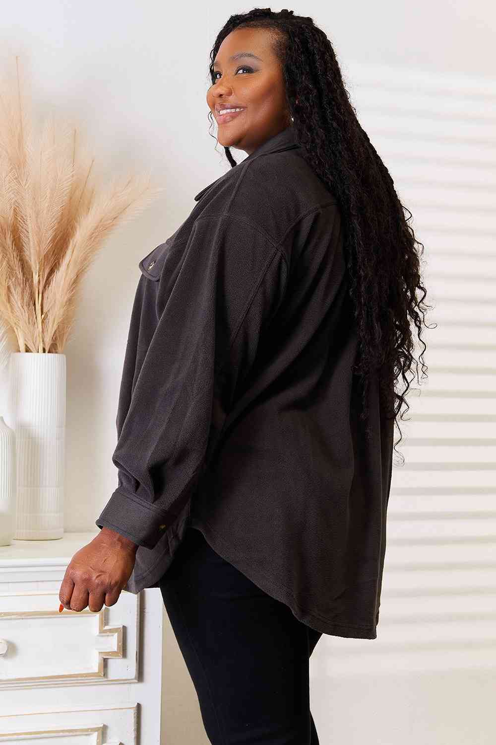 Full Size Button Down Shacket