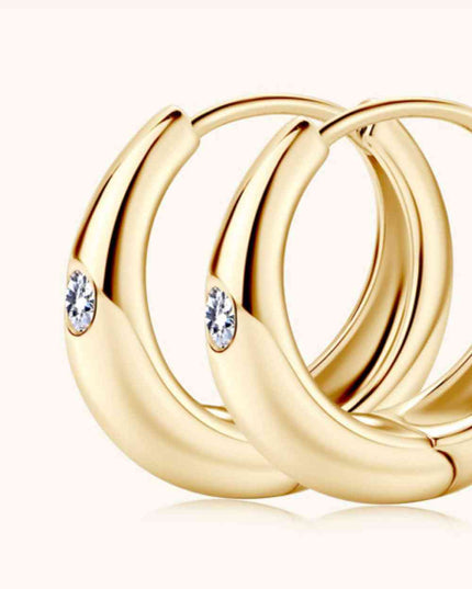 Moissanite 925 Sterling Silver Earrings
