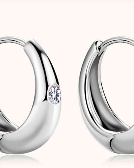 Moissanite 925 Sterling Silver Earrings