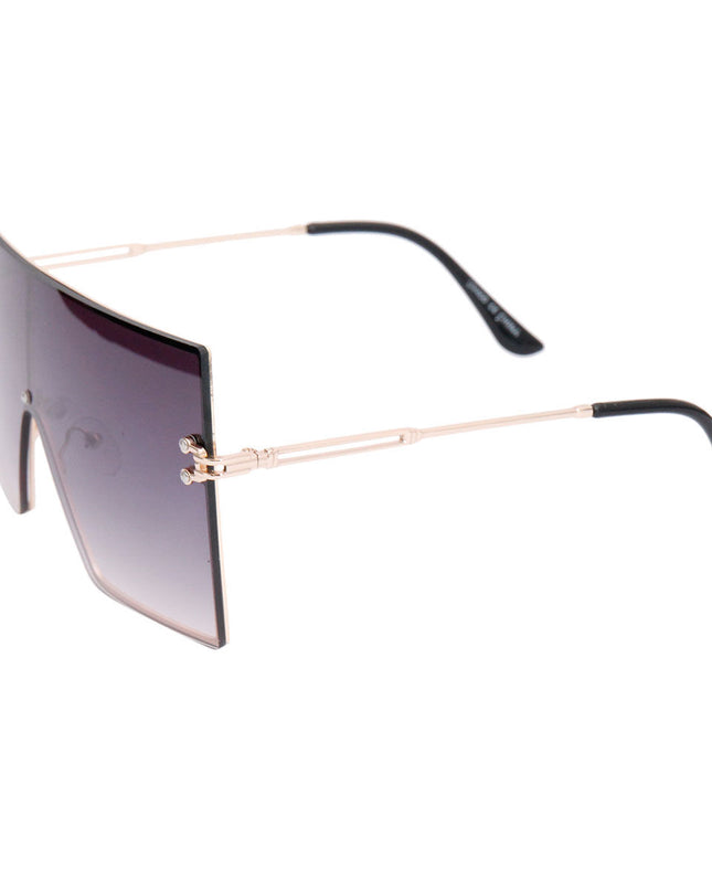 Black Gradient Square Visors