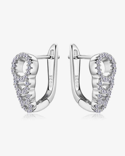 Moissanite 925 Sterling Silver Earrings
