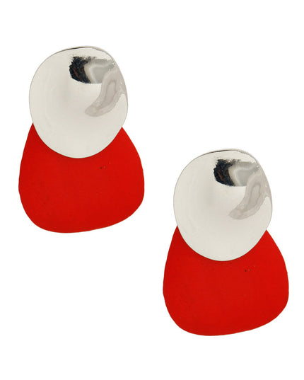 Red and Silver Wooden Studs
