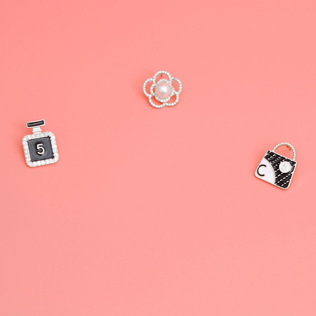 Couturier Wide Metal Hoops - Dazzling Black