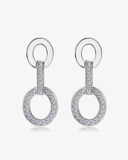 Moissanite 925 Sterling Silver Earrings