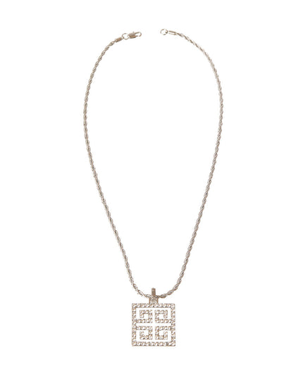 Sparkling Statement: Rhinestone Signature Pendant
