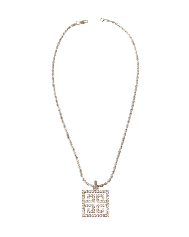 Sparkling Statement: Rhinestone Signature Pendant