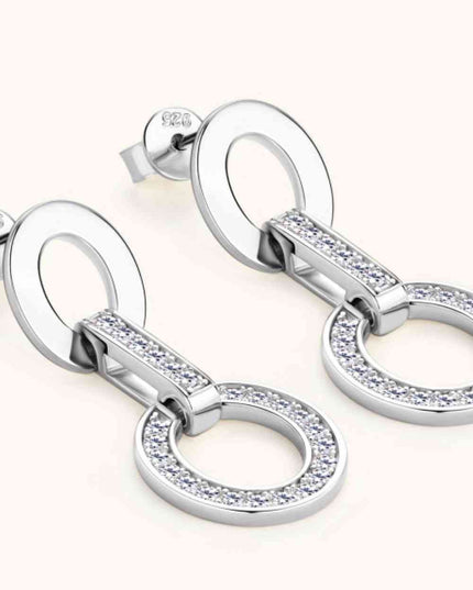 Moissanite 925 Sterling Silver Earrings
