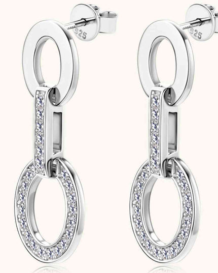 Moissanite 925 Sterling Silver Earrings