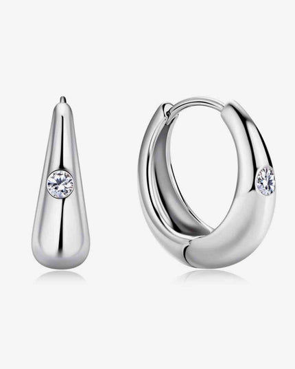 Moissanite 925 Sterling Silver Earrings
