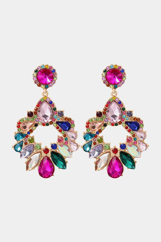 Zinc_Alloy_Frame_Glass_Stone_Dangle_Earrings