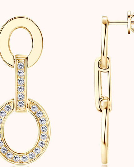 Moissanite 925 Sterling Silver Earrings