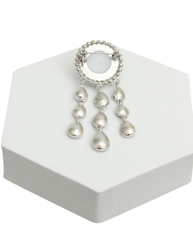 Vintage Look Silver Bee Brooch