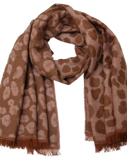 Pink Leopard Reversible Cozy Scarf