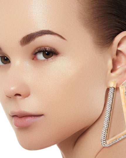 Triangle Tube Clear Hoops