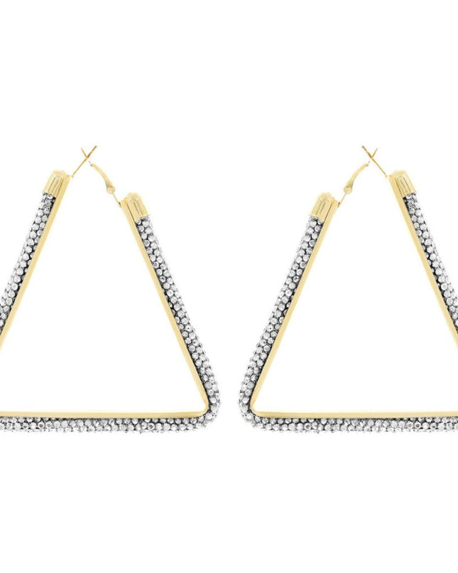 Triangle Tube Clear Hoops